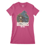 Wizards Are Real Women's Classic Fitted T-Shirt | Premium Halloween Cl Chroma Clothing