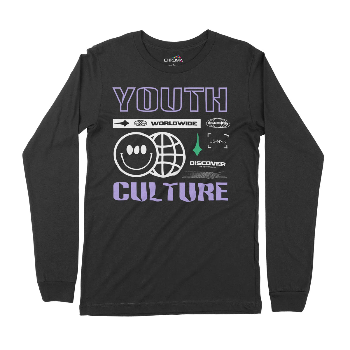 Youth Culture | Long-Sleeve T-Shirt | Premium Quality Streetwear Chroma Clothing