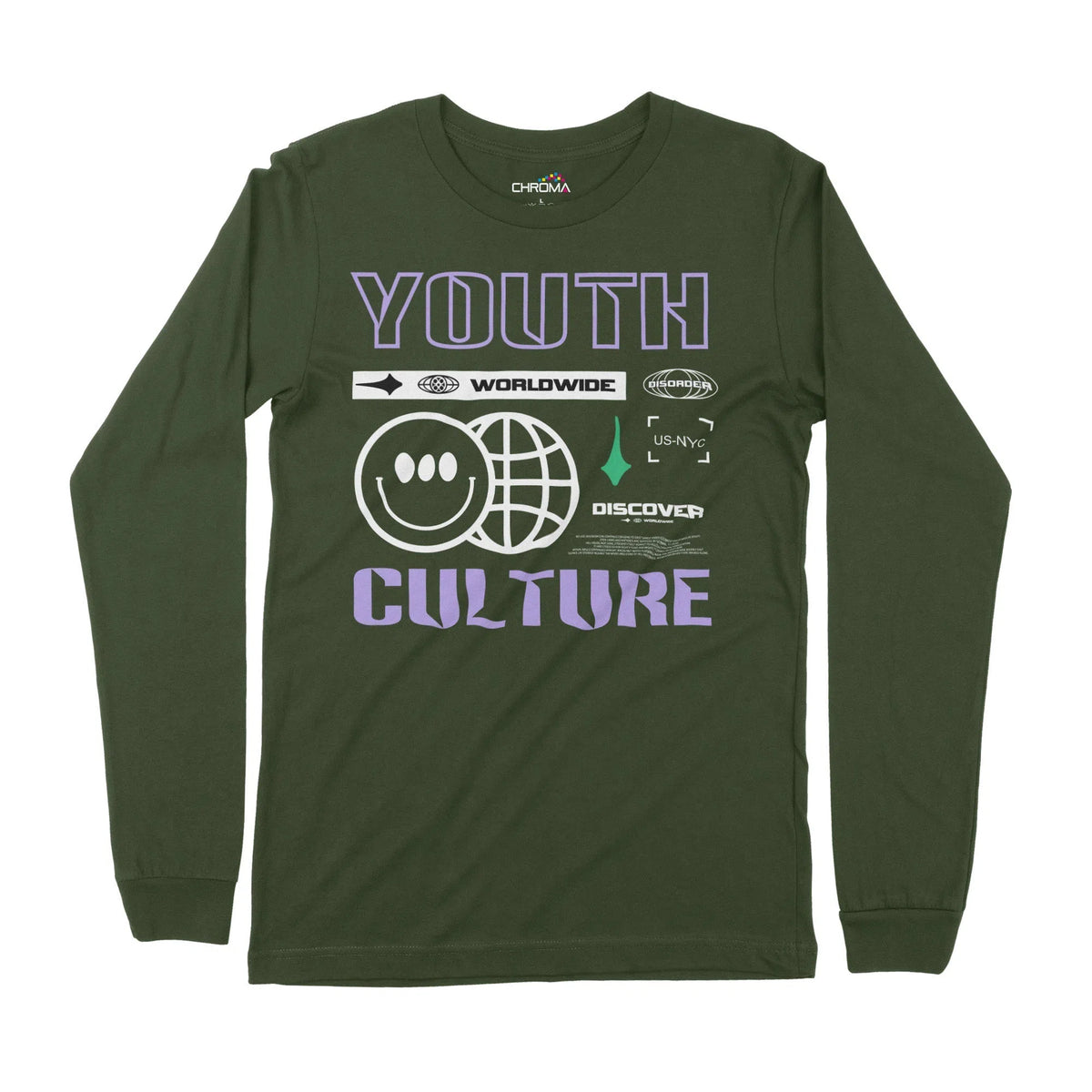 Youth Culture | Long-Sleeve T-Shirt | Premium Quality Streetwear Chroma Clothing