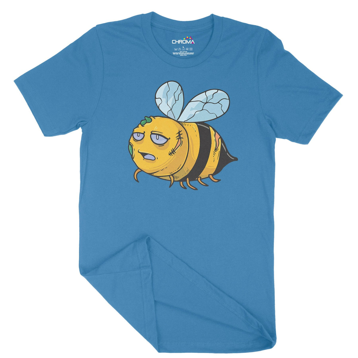 Zom-Bee Unisex Adult T-Shirt | Premium Halloween Clothing Chroma Clothing