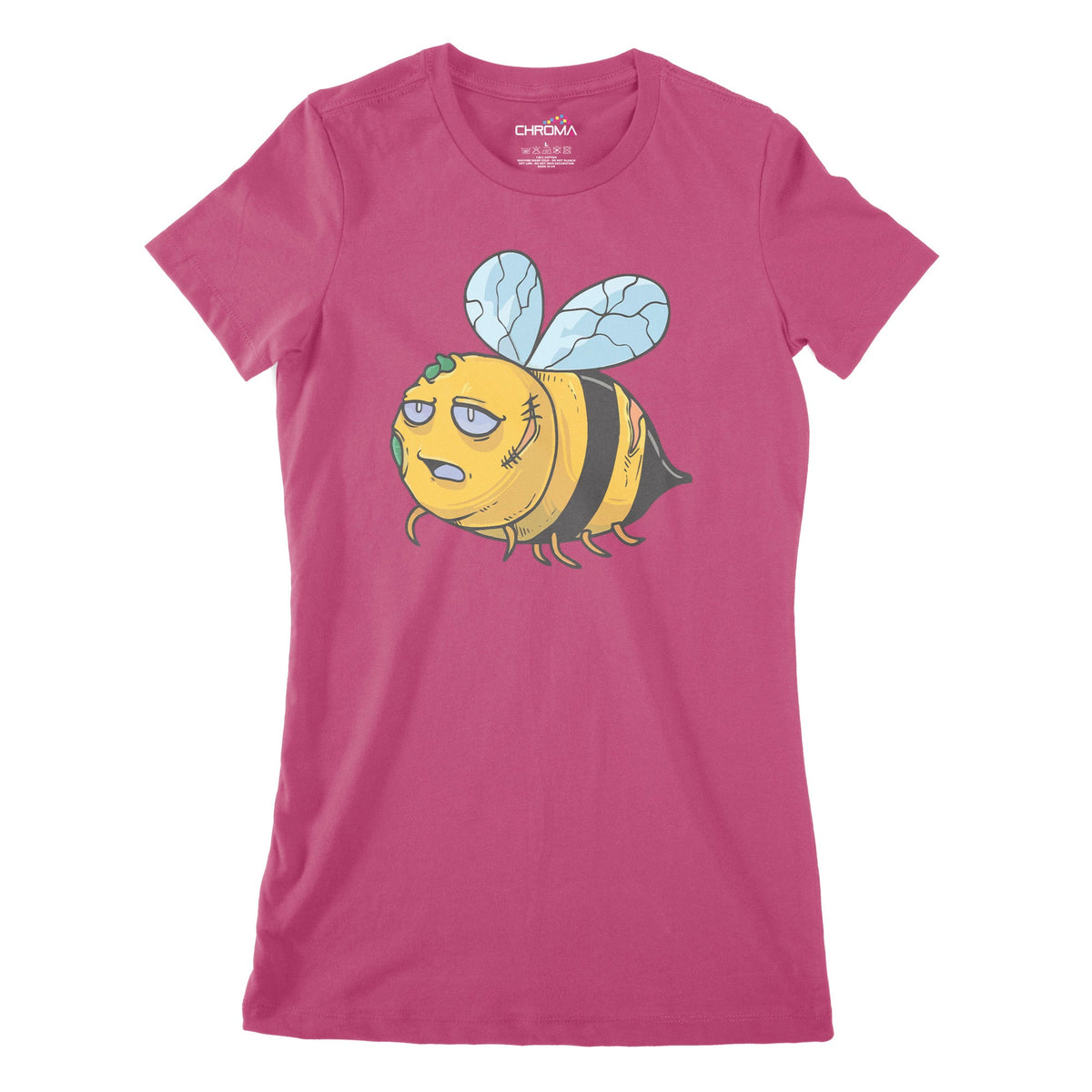 Zom-Bee Women's Classic Fitted T-Shirt | Premium Halloween Clothing Chroma Clothing