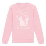 Meow Meow Cat Christmas | Vintage Rocker Sweatshirt