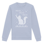 Meow Meow Cat Christmas | Vintage Rocker Sweatshirt