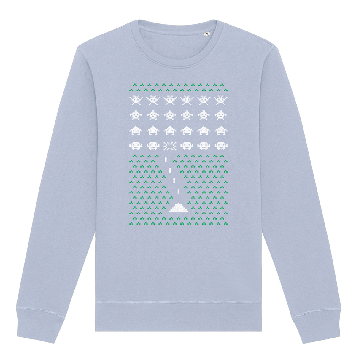 Space Invader Gaming Christmas | Vintage Rocker Sweatshirt