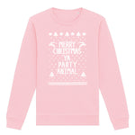 Merry Christmas Party Animal | Vintage Rocker Sweatshirt