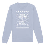 Merry Christmas Party Animal | Vintage Rocker Sweatshirt