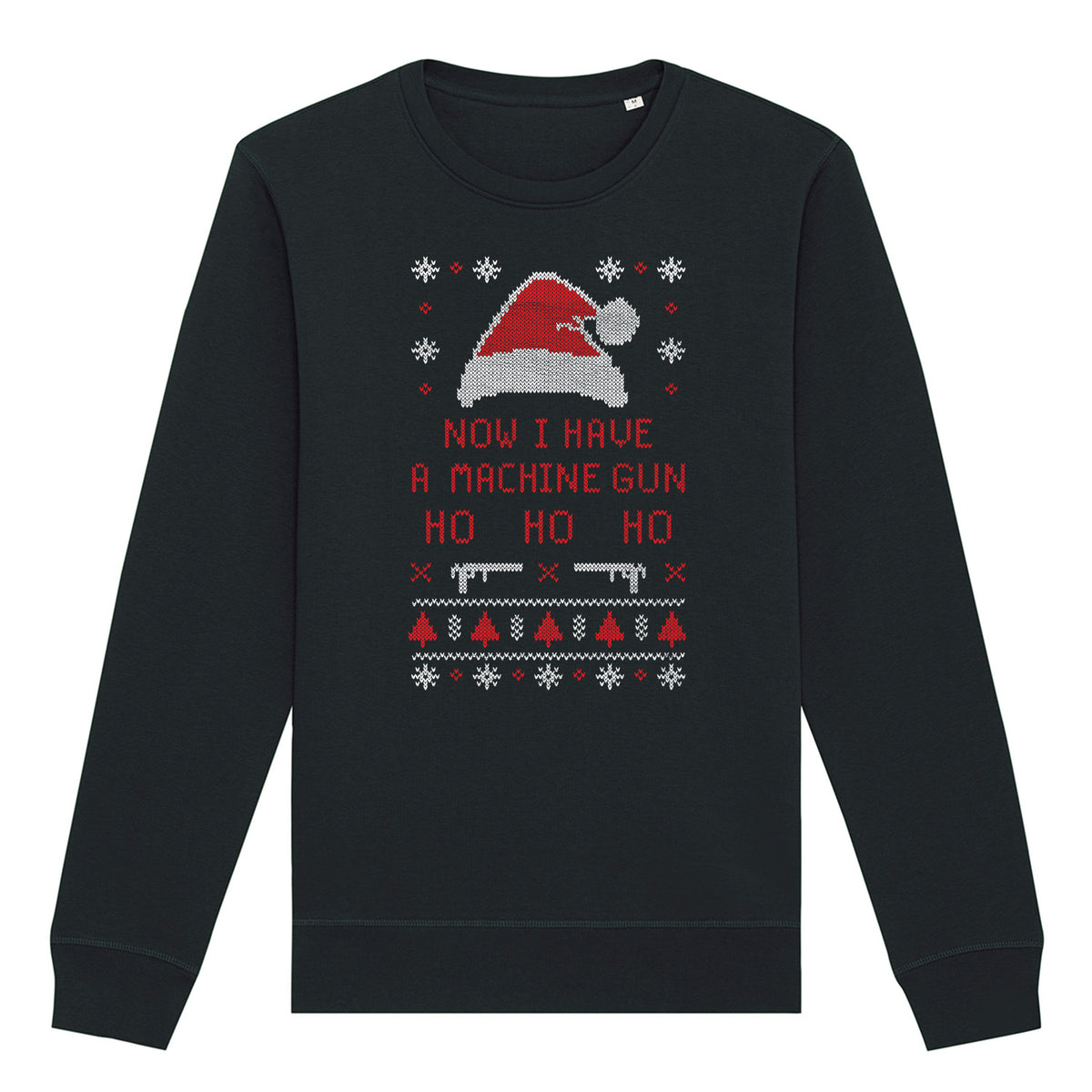 Now I Have A Machine Gun Christmas | Vintage Rocker Sweatshirt