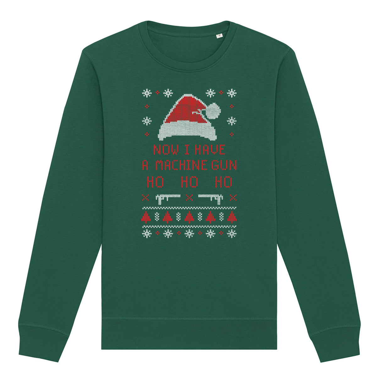 Now I Have A Machine Gun Christmas | Vintage Rocker Sweatshirt
