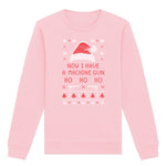 Now I Have A Machine Gun Christmas | Vintage Rocker Sweatshirt