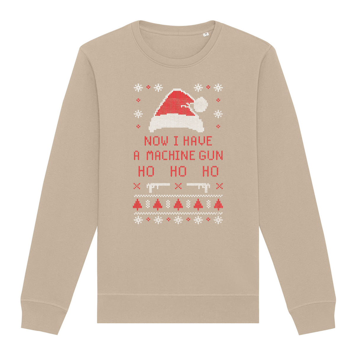 Now I Have A Machine Gun Christmas | Vintage Rocker Sweatshirt