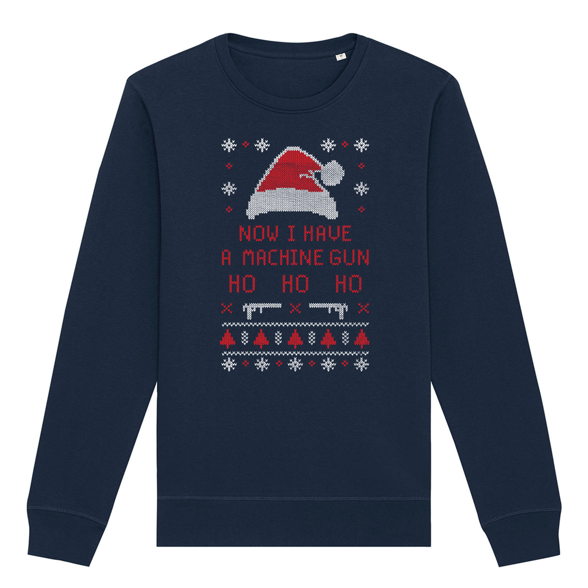 Now I Have A Machine Gun Christmas | Vintage Rocker Sweatshirt