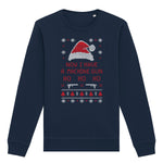Now I Have A Machine Gun Christmas | Vintage Rocker Sweatshirt