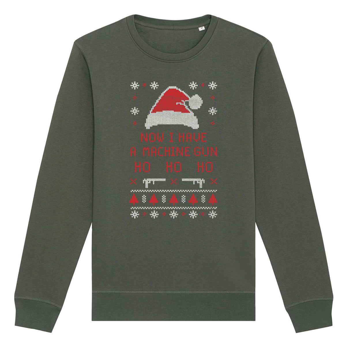 Now I Have A Machine Gun Christmas | Vintage Rocker Sweatshirt