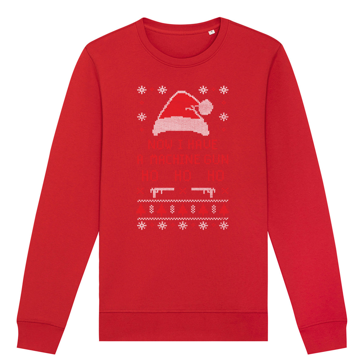 Now I Have A Machine Gun Christmas | Vintage Rocker Sweatshirt