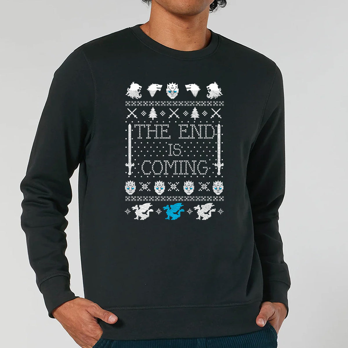 The End Is Near Christmas | Vintage Rocker Sweatshirt