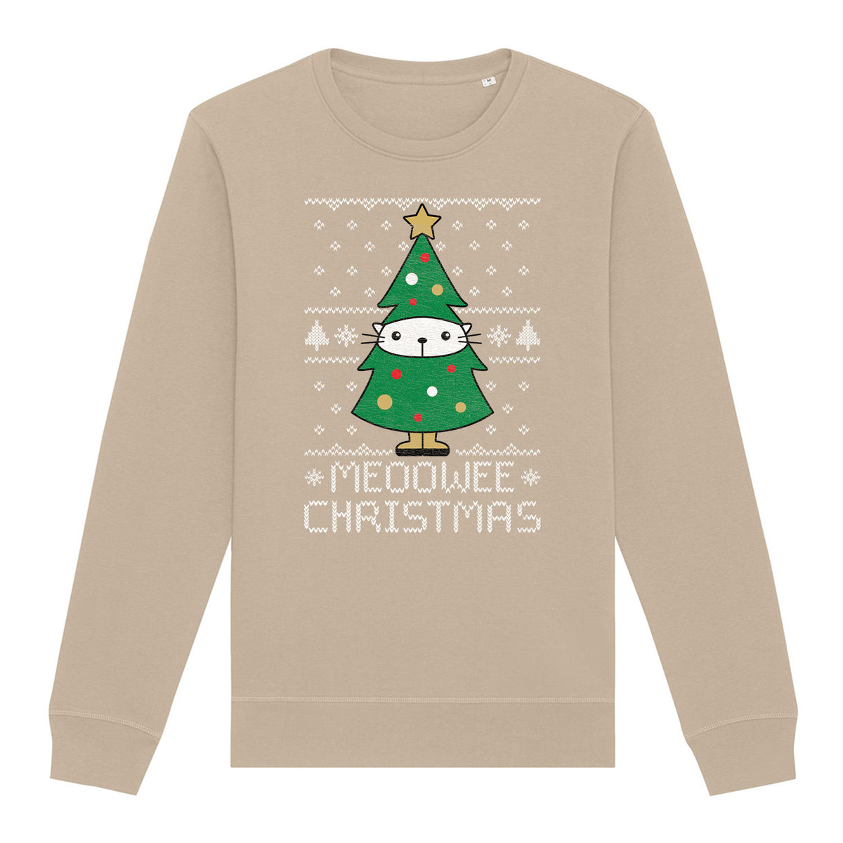 Meoowee Cat Christmas | Vintage Rocker Sweatshirt