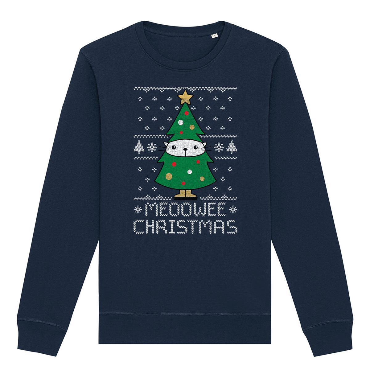 Meoowee Cat Christmas | Vintage Rocker Sweatshirt