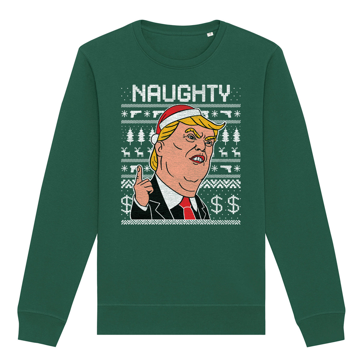 Naughty Trump Christmas | Vintage Rocker Sweatshirt