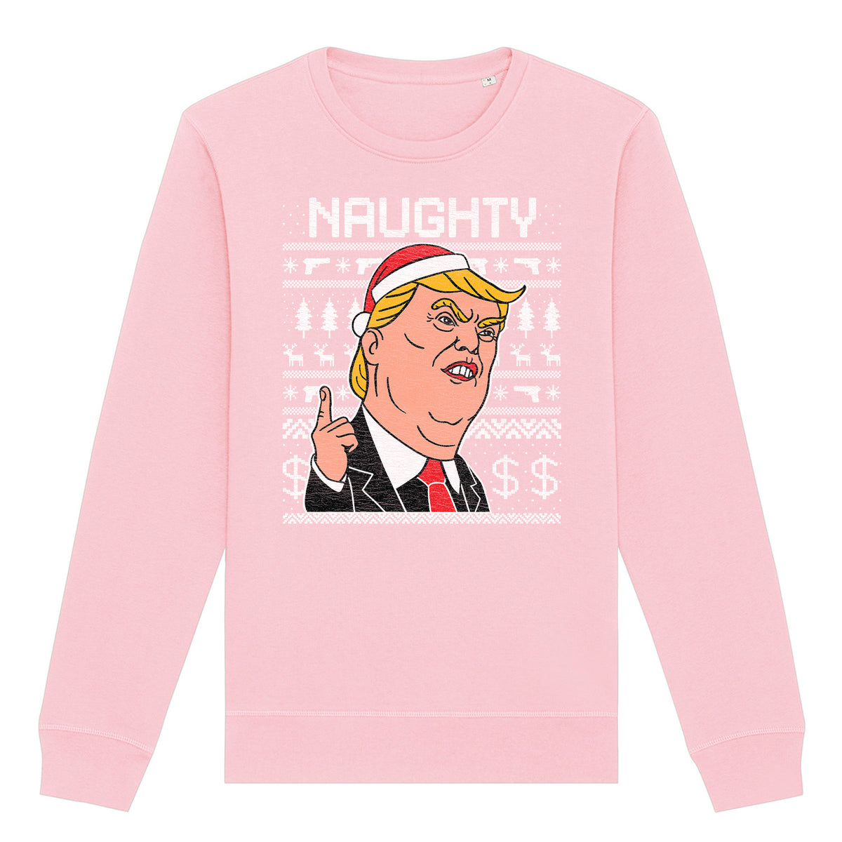 Naughty Trump Christmas | Vintage Rocker Sweatshirt