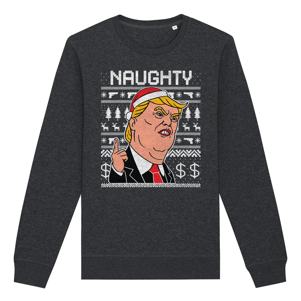 Naughty Trump Christmas | Vintage Rocker Sweatshirt