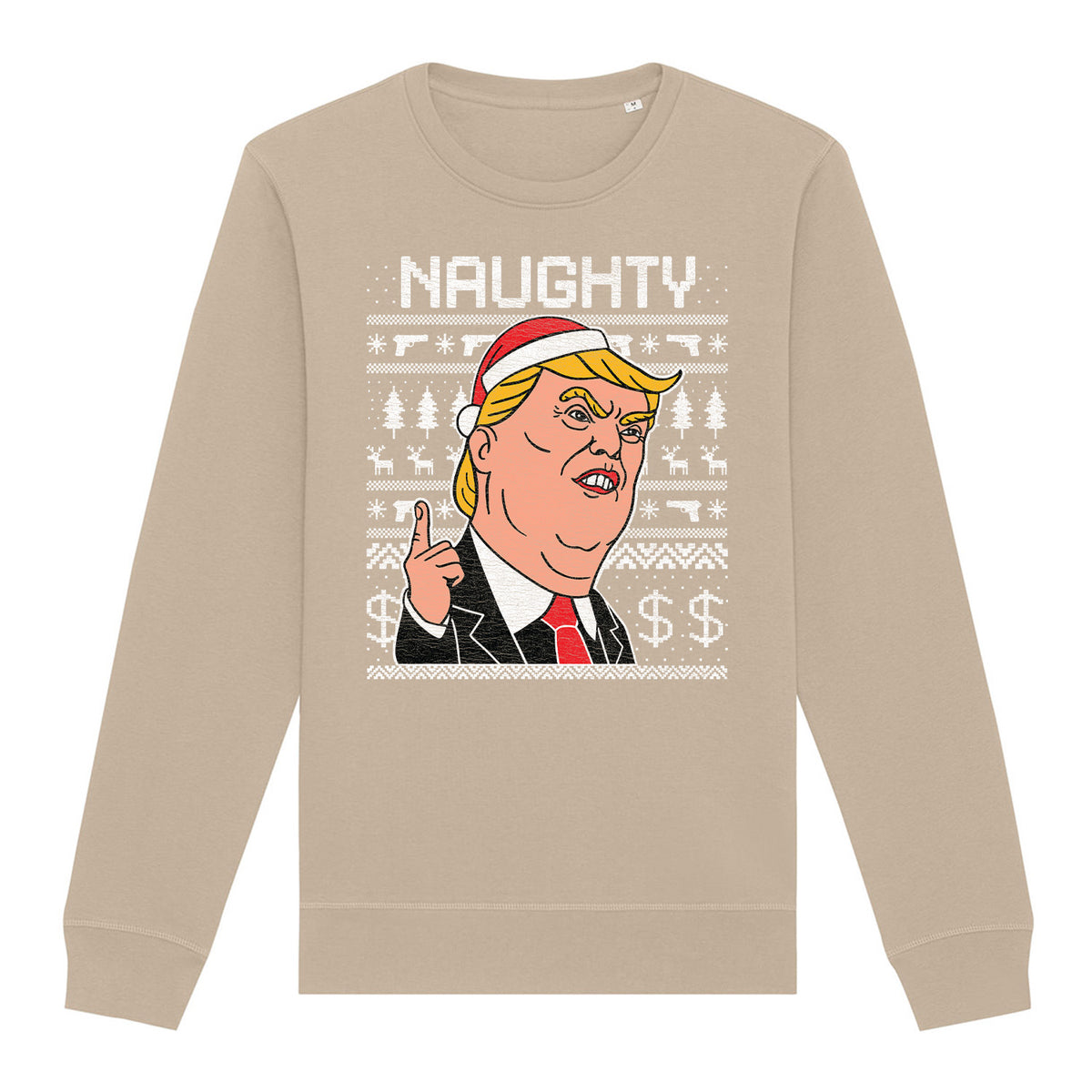 Naughty Trump Christmas | Vintage Rocker Sweatshirt