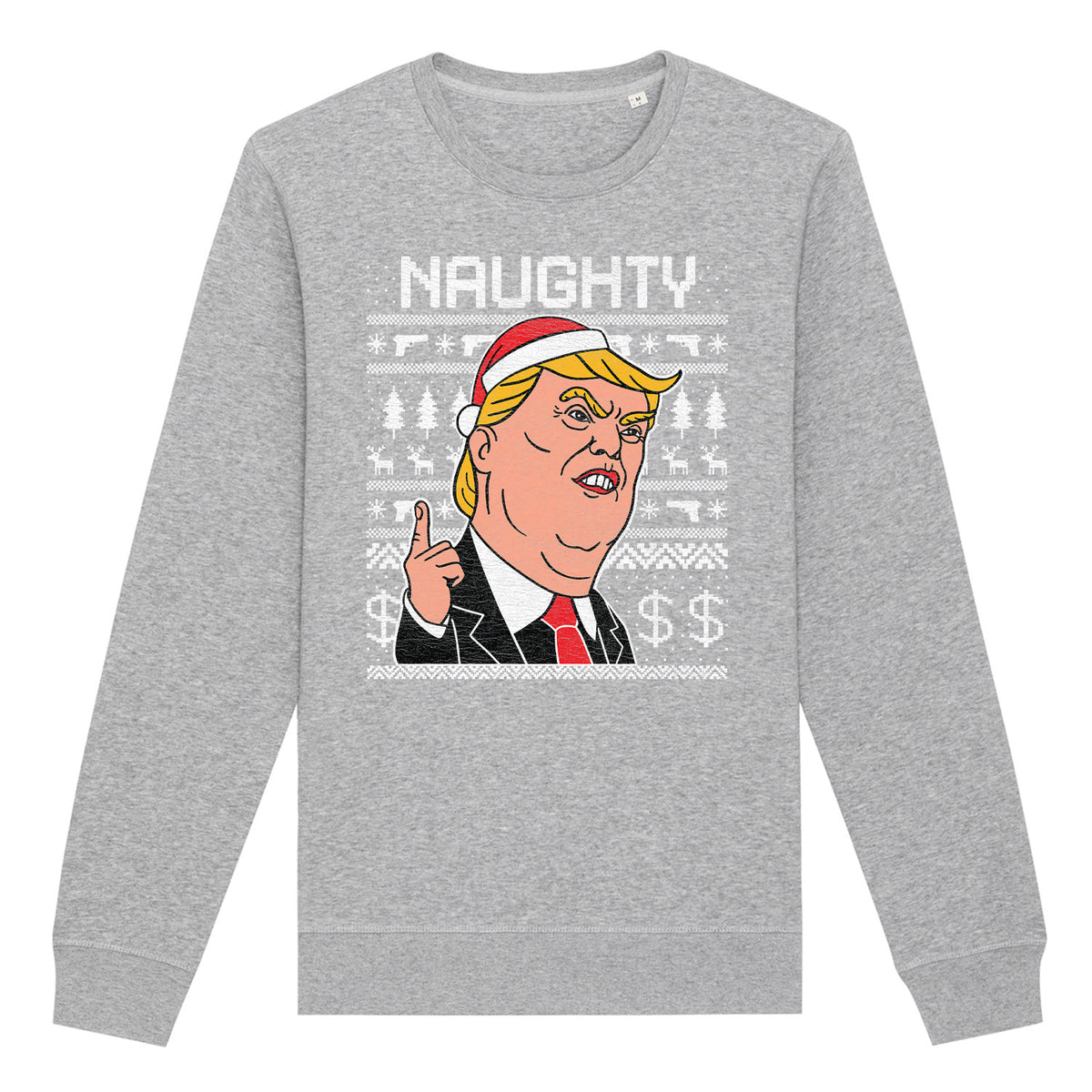 Naughty Trump Christmas | Vintage Rocker Sweatshirt
