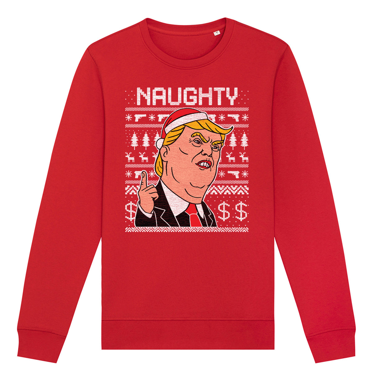 Naughty Trump Christmas | Vintage Rocker Sweatshirt