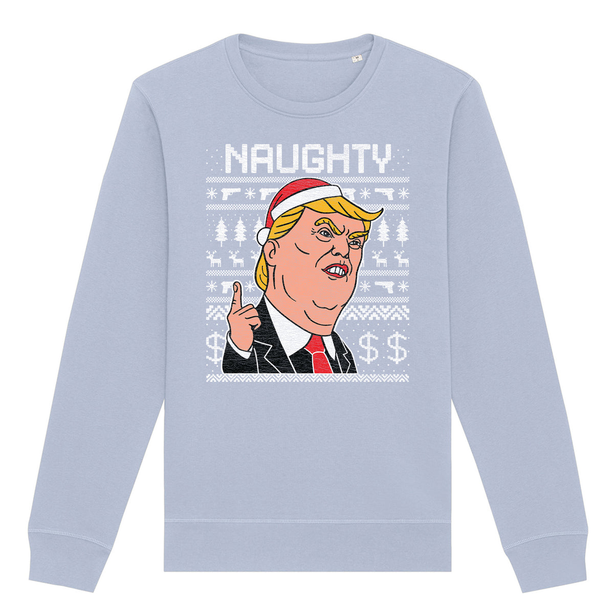 Naughty Trump Christmas | Vintage Rocker Sweatshirt