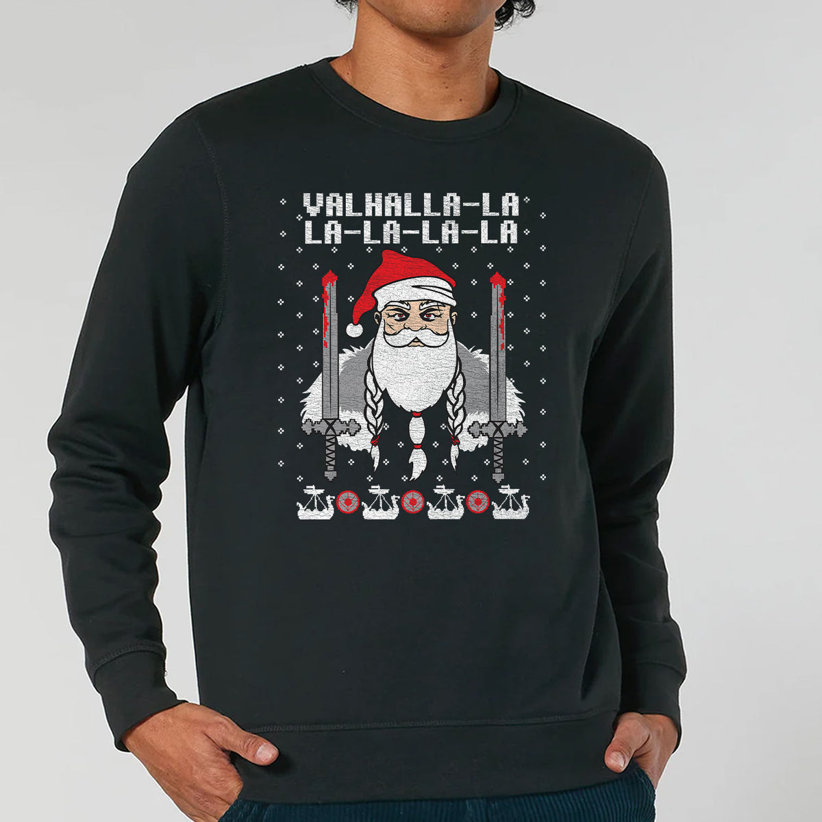 Valhalla Christmas | Vintage Rocker Sweatshirt