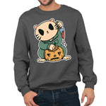 Lucky Cat | Unisex Adult Sweatshirt | Premium Halloween Clothing