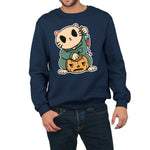 Lucky Cat | Unisex Adult Sweatshirt | Premium Halloween Clothing