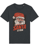 Santa Is Real | Vintage Christmas Rocker T-Shirt Chroma Clothing