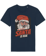 Santa Is Real | Vintage Christmas Rocker T-Shirt Chroma Clothing