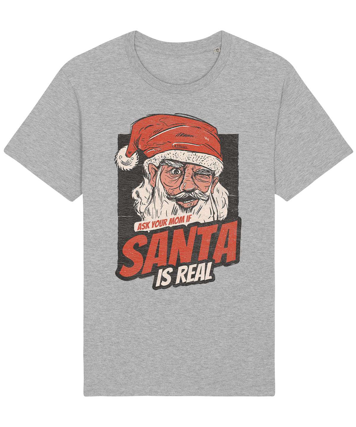 Santa Is Real | Vintage Christmas Rocker T-Shirt Chroma Clothing