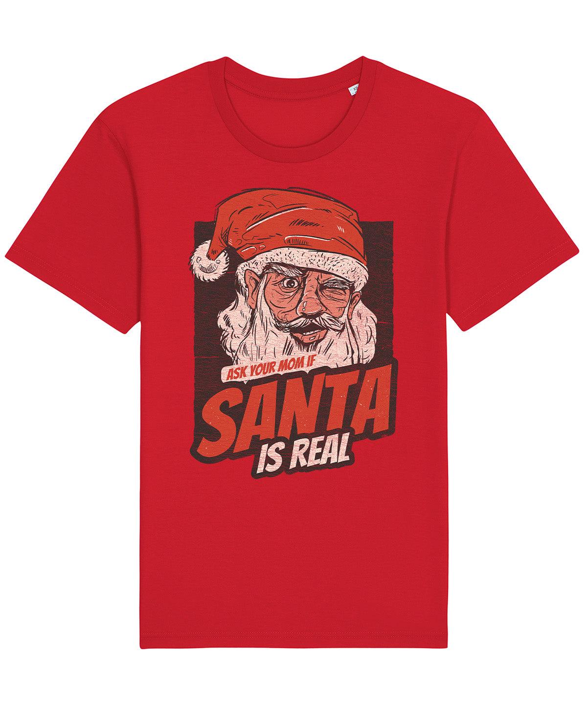Santa Is Real | Vintage Christmas Rocker T-Shirt Chroma Clothing