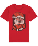 Santa Is Real | Vintage Christmas Rocker T-Shirt Chroma Clothing