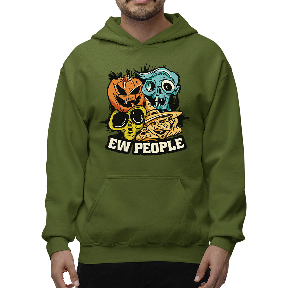Ew People Unisex Adult Pullover Hoodie | Premium Halloween Clothing