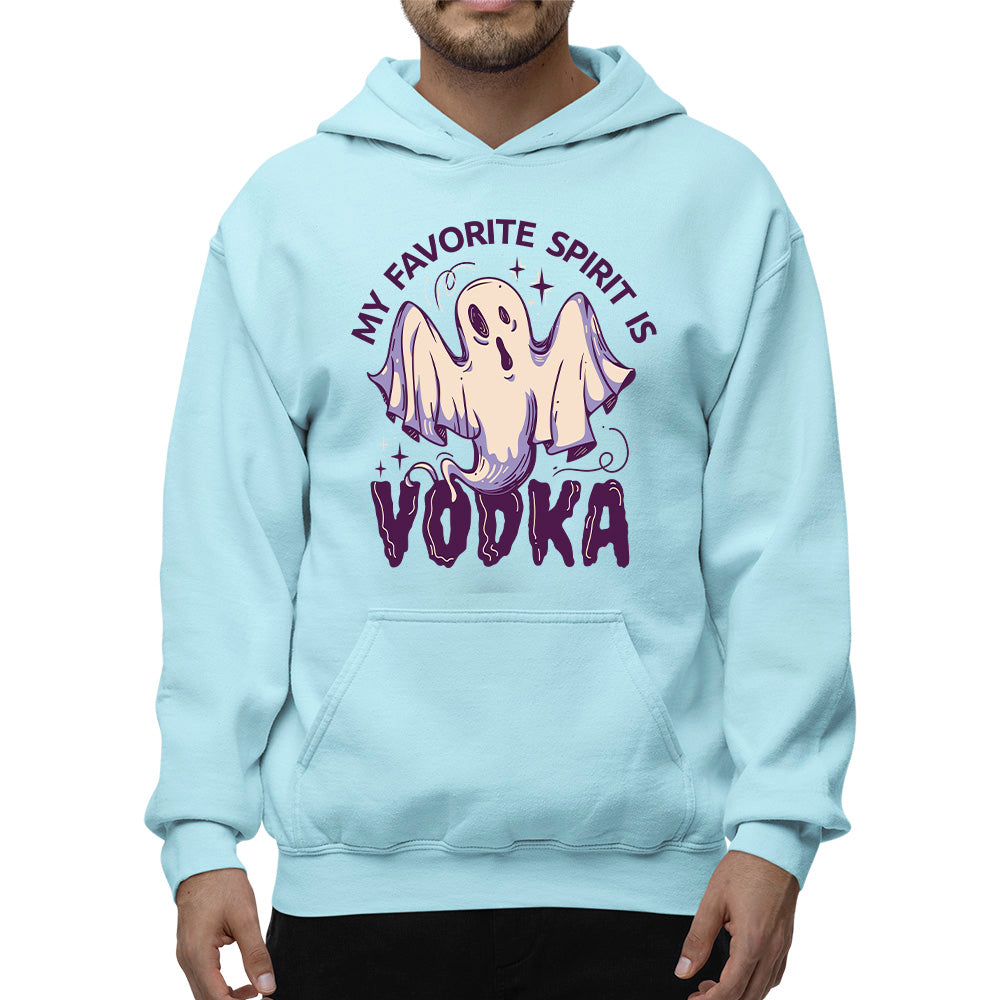 My Favourite Spirit Is Vodka Adult Pullover Hoodie | Premium Halloween Clothing