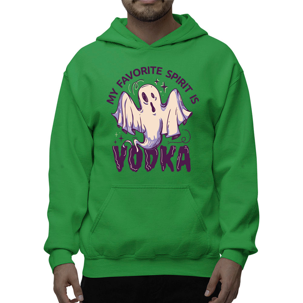 My Favourite Spirit Is Vodka Adult Pullover Hoodie | Premium Halloween Clothing