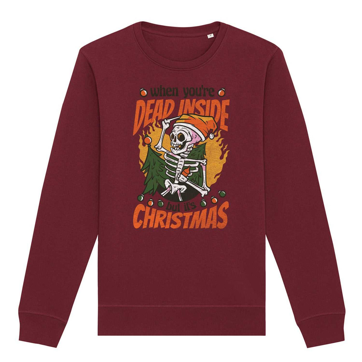Dead Inside Christmas | Vintage Rocker Sweatshirt Chroma Clothing