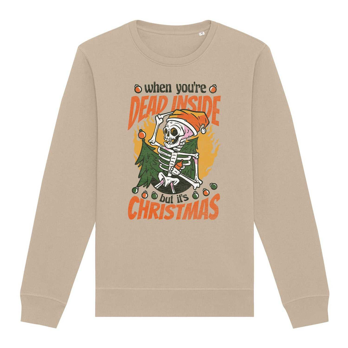 Dead Inside Christmas | Vintage Rocker Sweatshirt Chroma Clothing