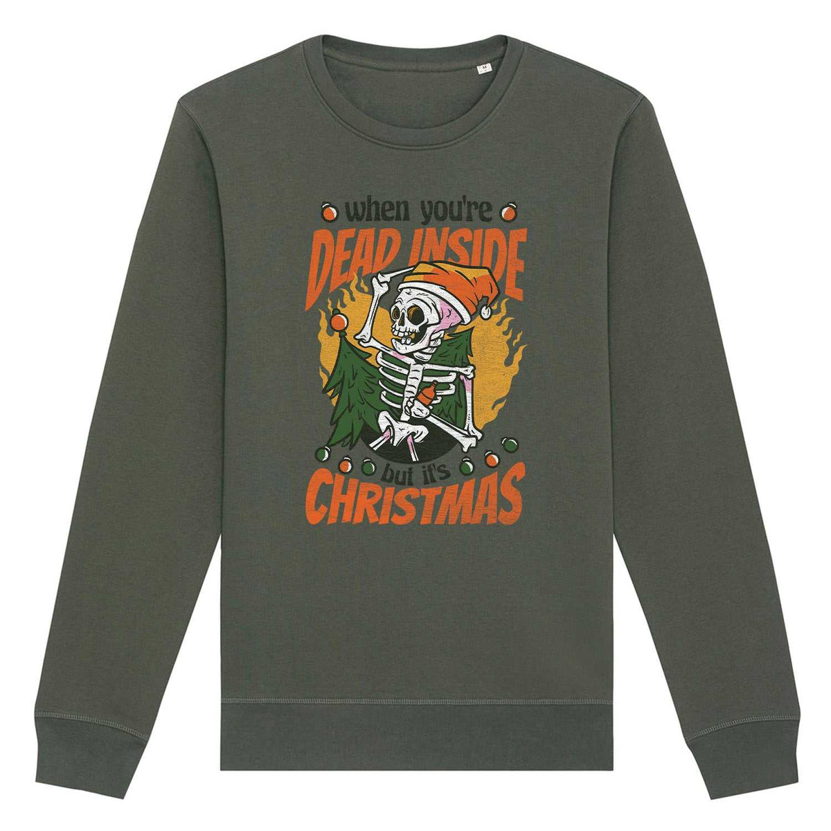 Dead Inside Christmas | Vintage Rocker Sweatshirt Chroma Clothing