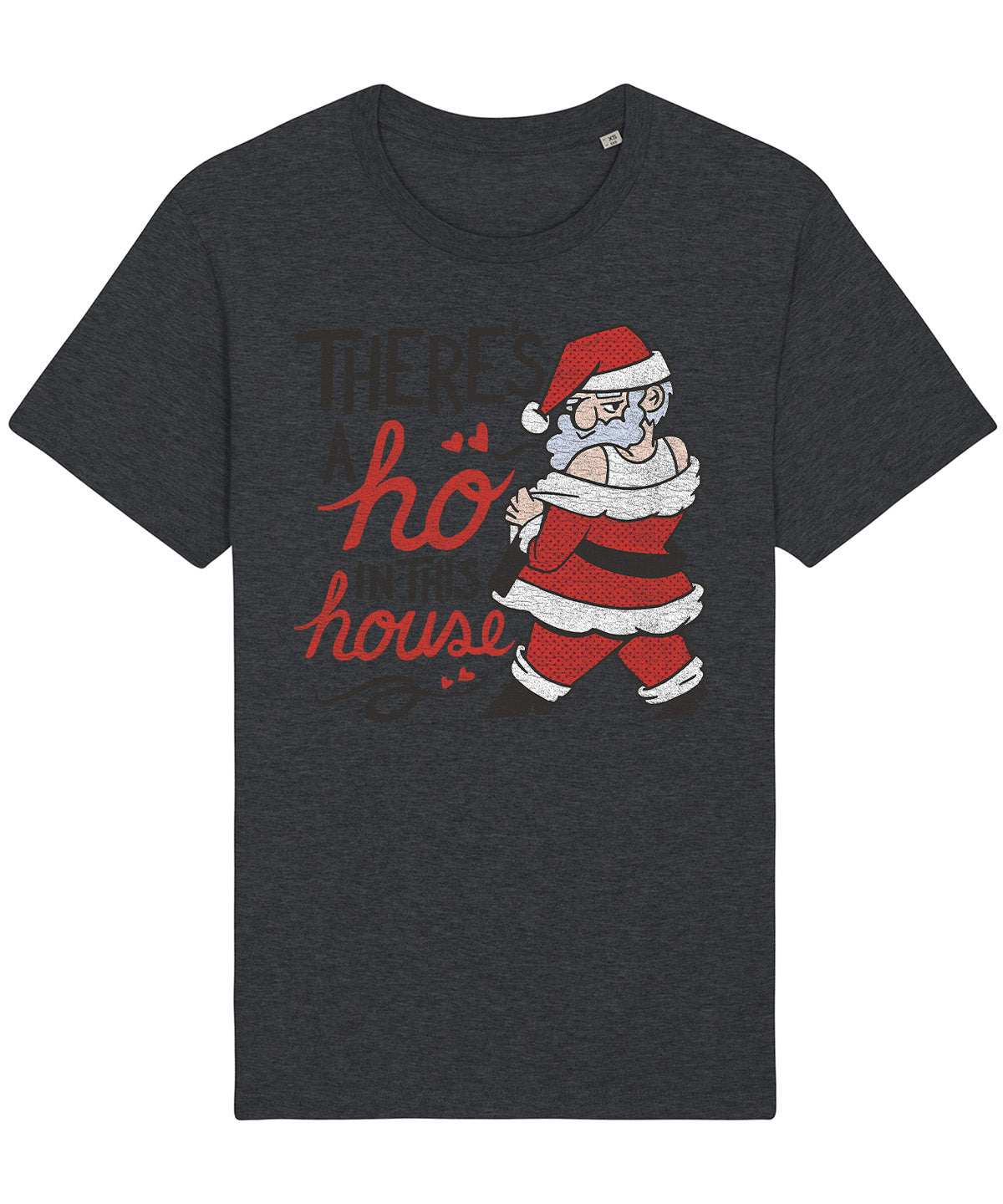 There's A Ho | Vintage Christmas Rocker T-Shirt Chroma Clothing