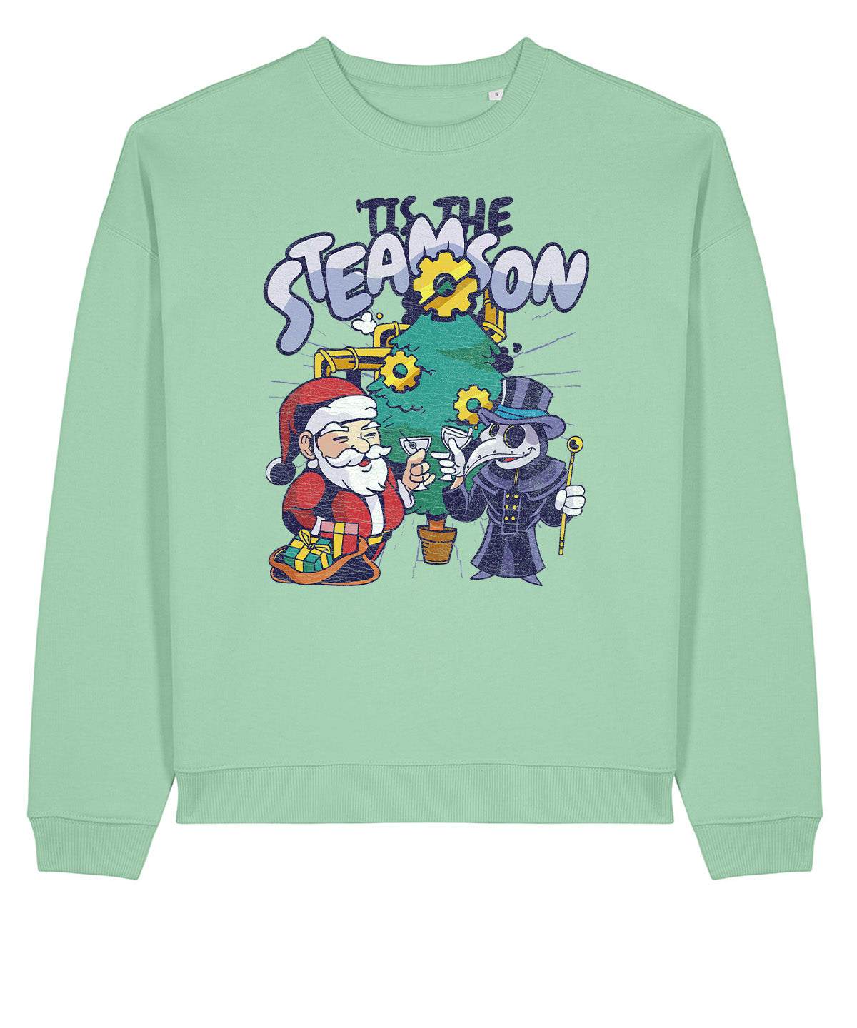Tis The Steamson Christmas Steampunk | Stanley Radder Sweatshirt