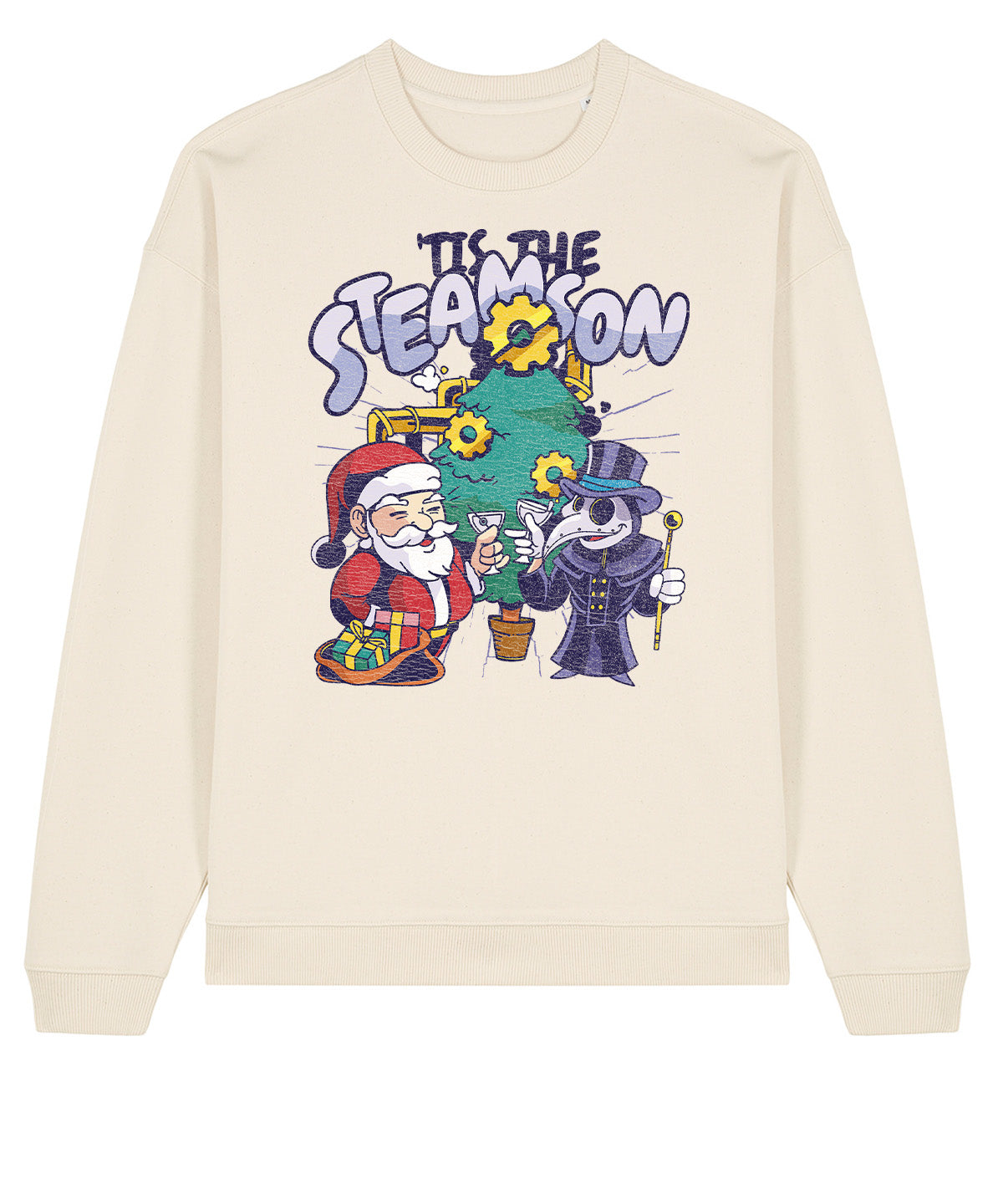 Tis The Steamson Christmas Steampunk | Stanley Radder Sweatshirt