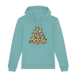 Pug Christmas Tree | Vintage Rocker Hoodie