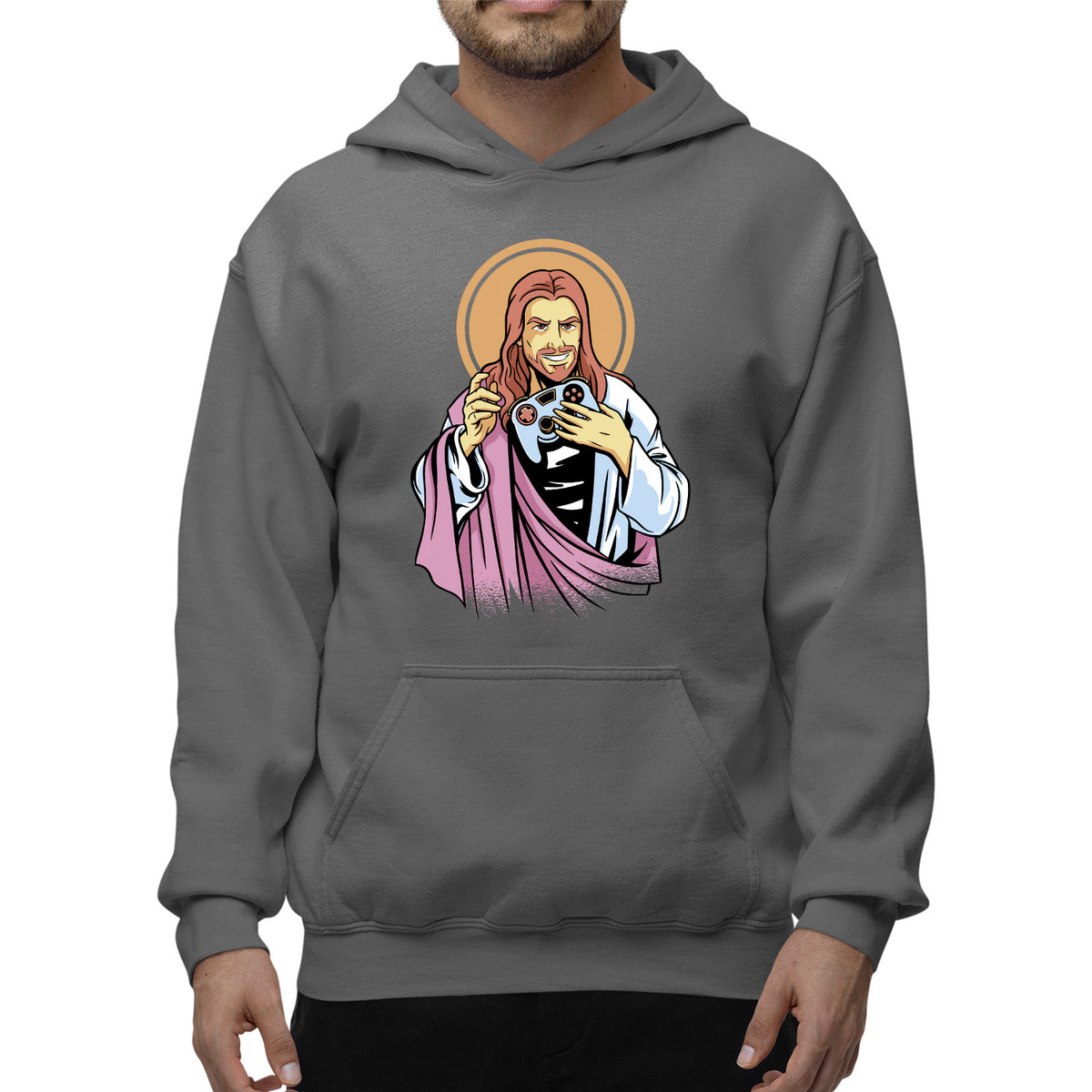 Gaming Jesus Unisex Adult Hoodie