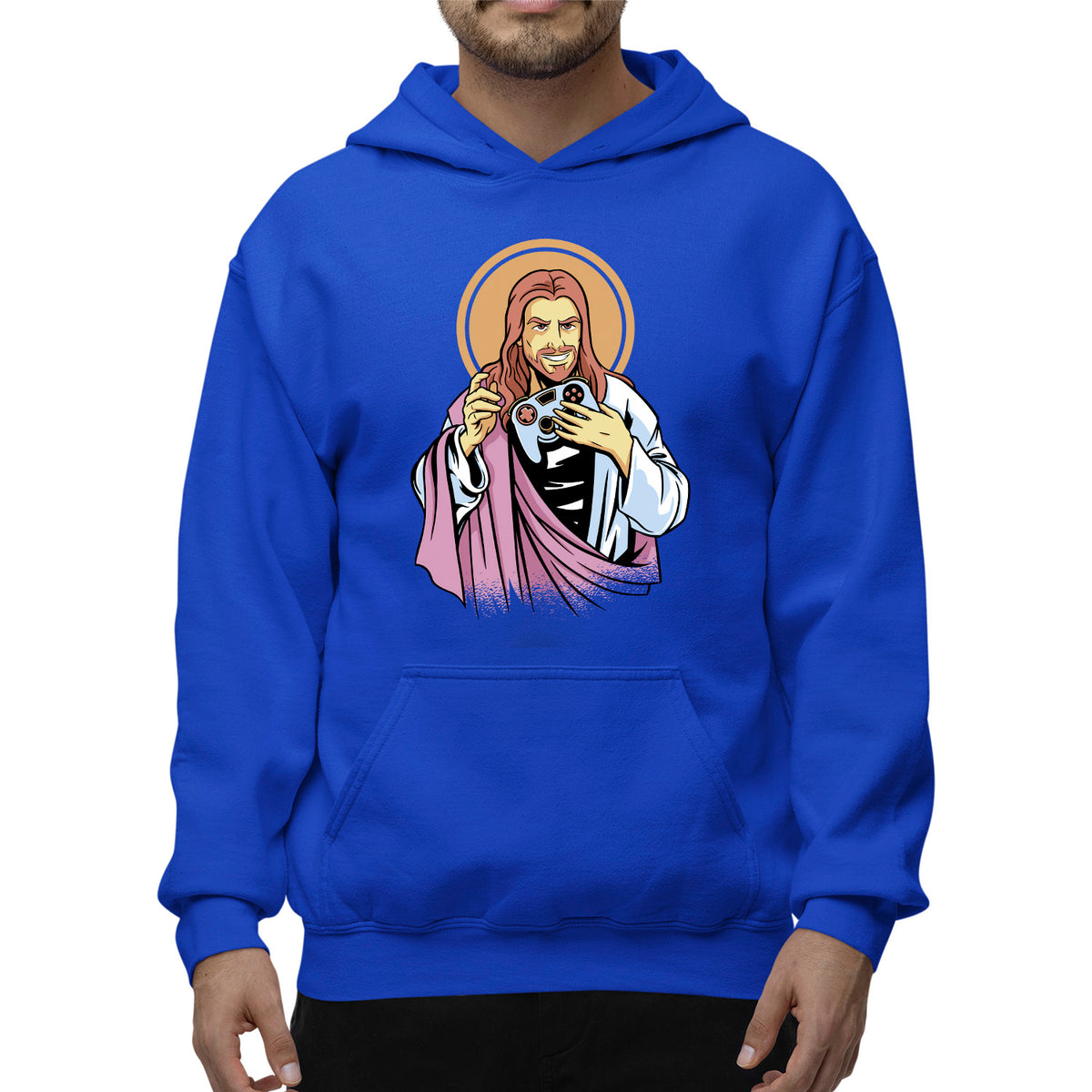 Gaming Jesus Unisex Adult Hoodie