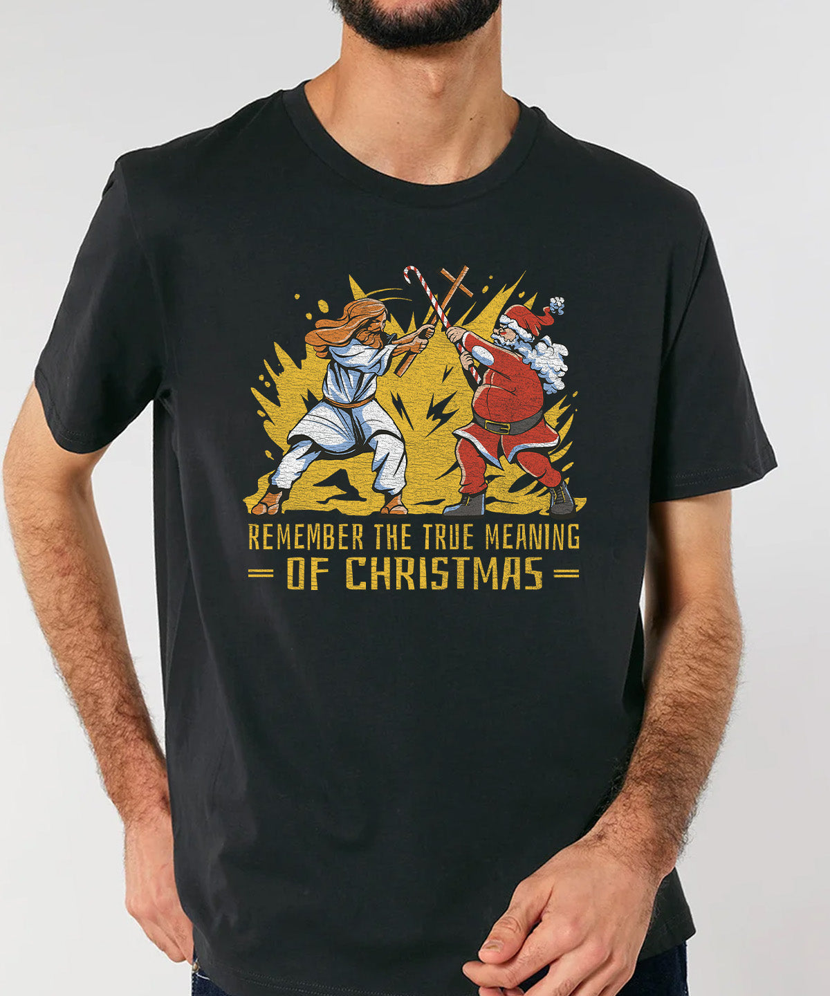 True Meaning Of Christmas | Vintage Christmas Rocker T-Shirt