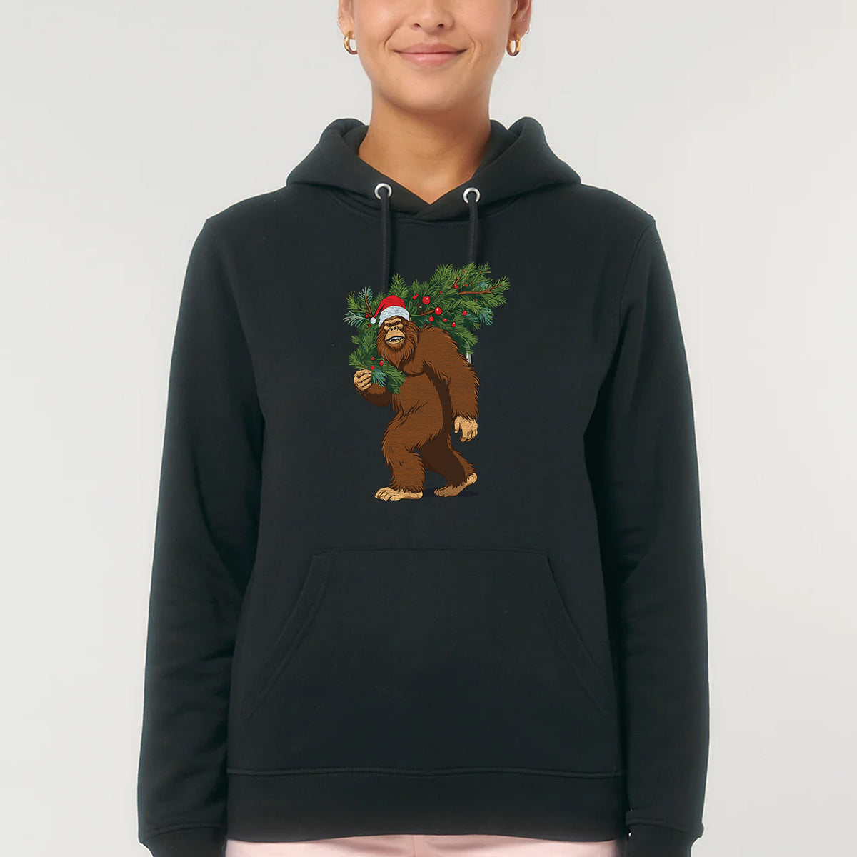 Bigfoot Xmas | Vintage Rocker Hoodie